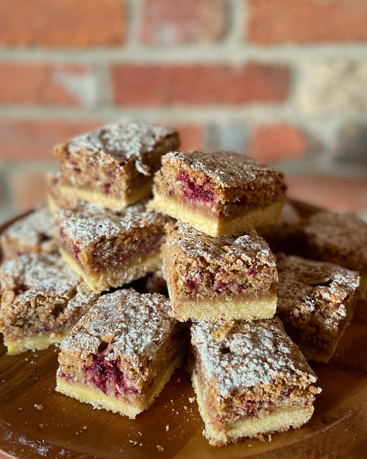 Raspberry And Coconut Slice